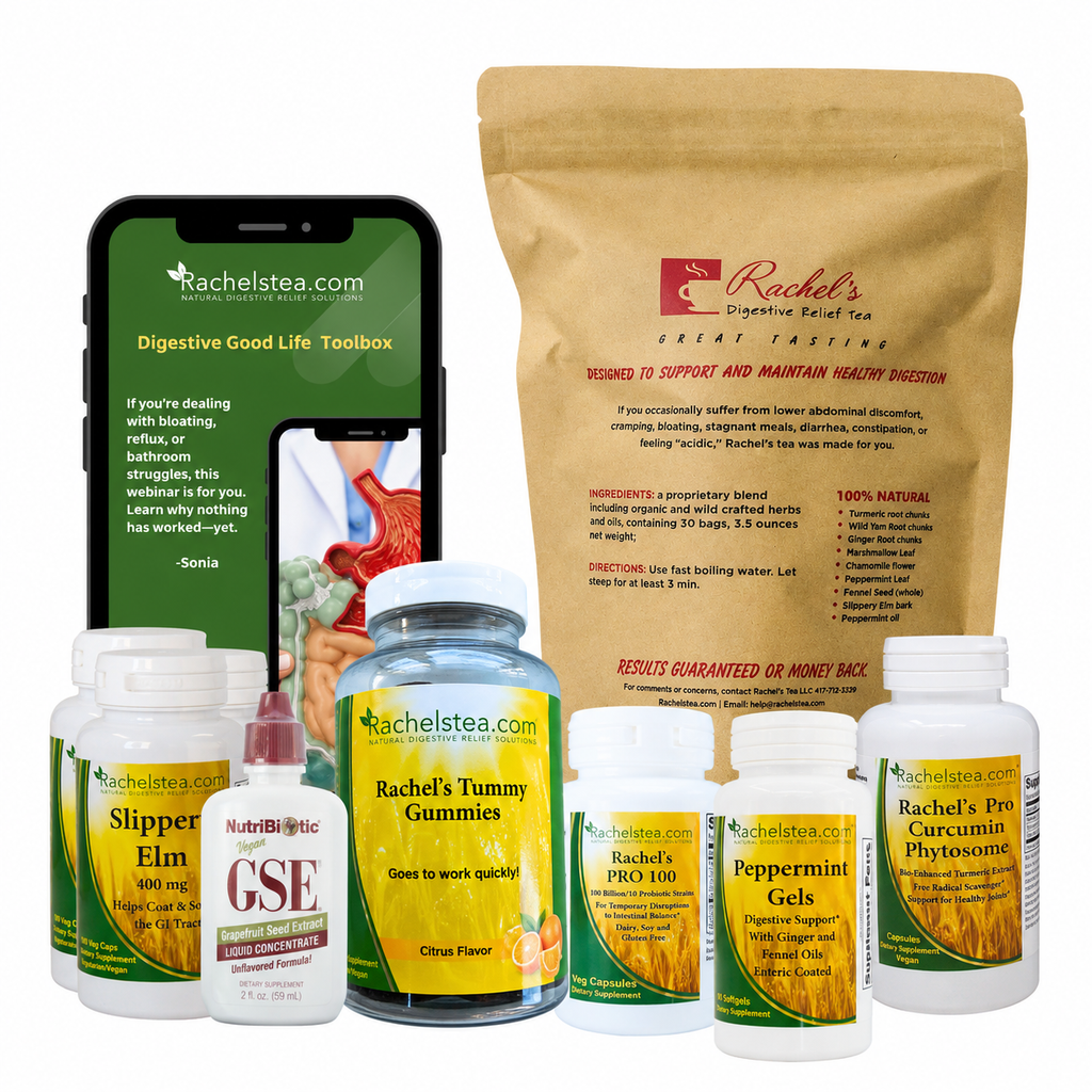 Premium Package including Rachel’s Tummy Gummies and Coaching & Support!