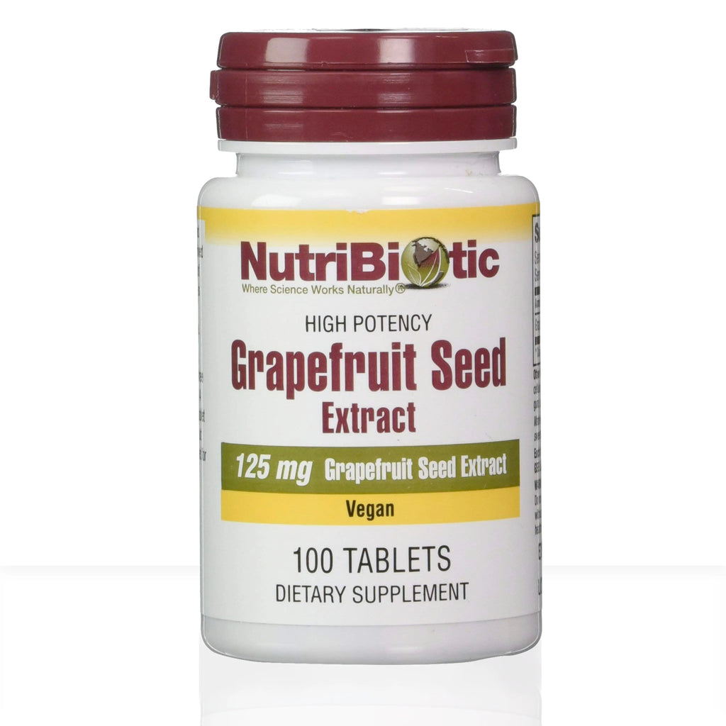 (GSE Tablets) Nutribiotic Grapefruit Seed Extract | For Immune & Digestive Health