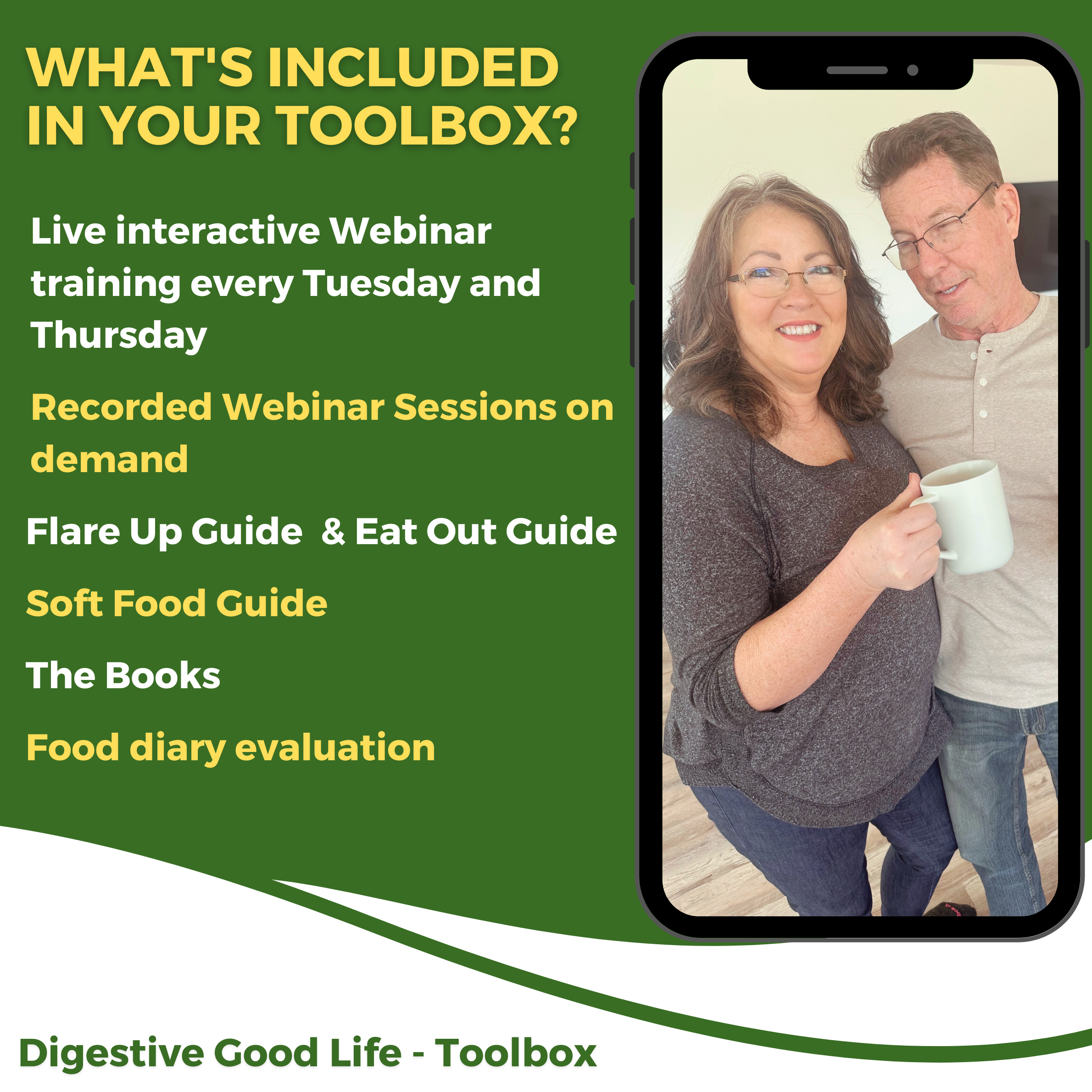 Premium Package including Rachel’s Tummy Gummies and Coaching & Support!