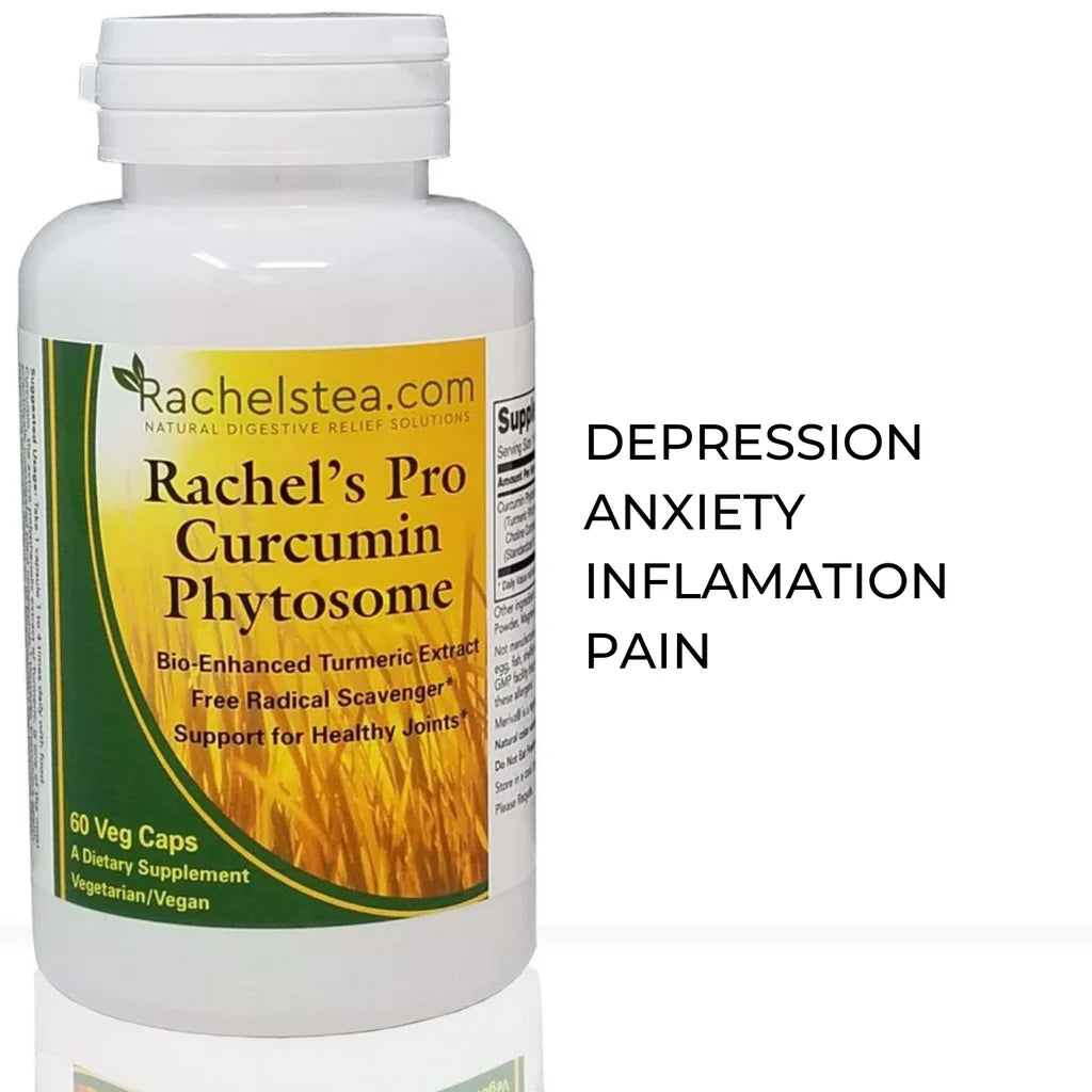 4 Slippery Elm, 1 Rachel's Pro Turmeric Blend &  1 Rachel's PRO 100