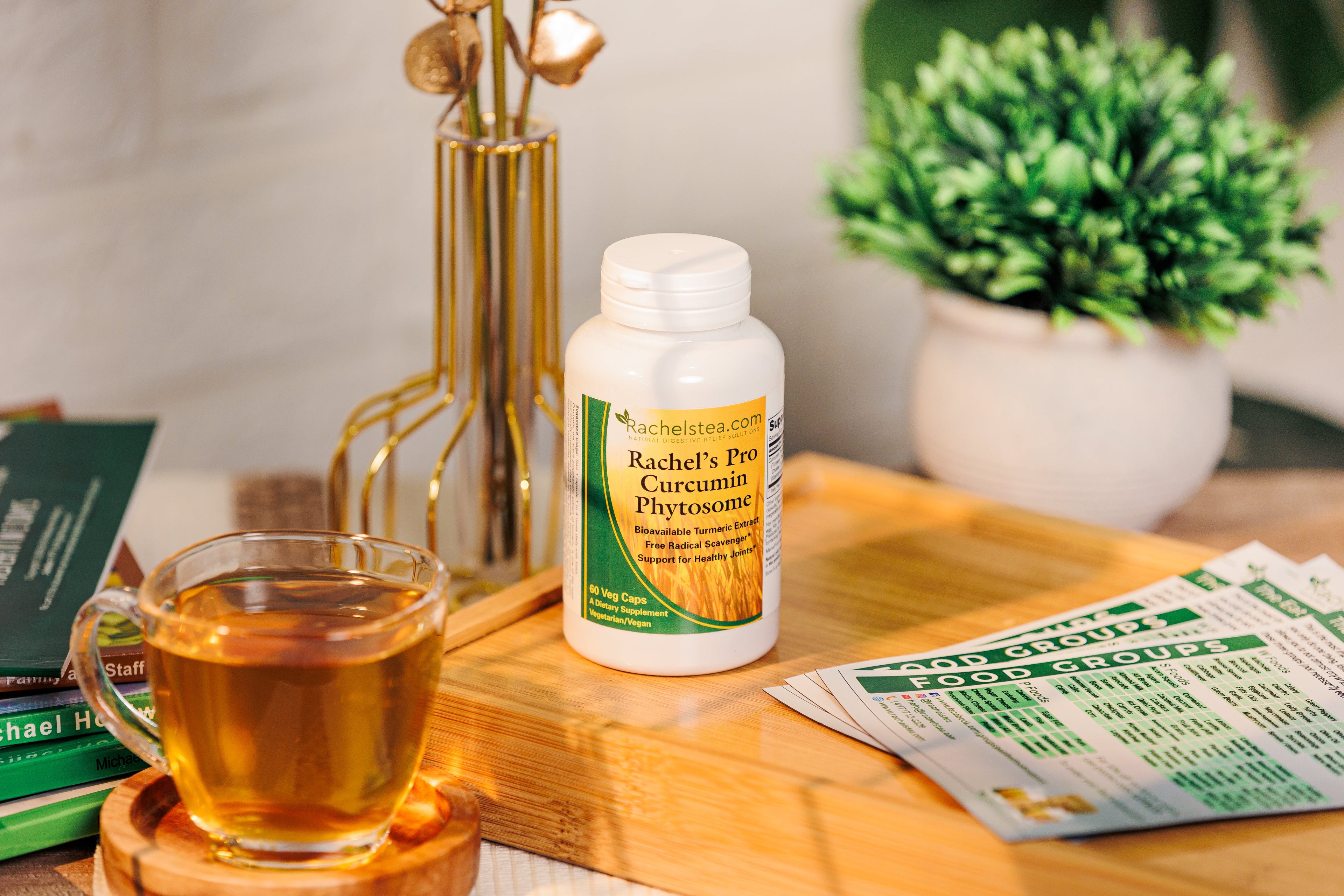 4 Slippery Elm, 1 Rachel's Pro Turmeric Blend &  1 Rachel's PRO 100