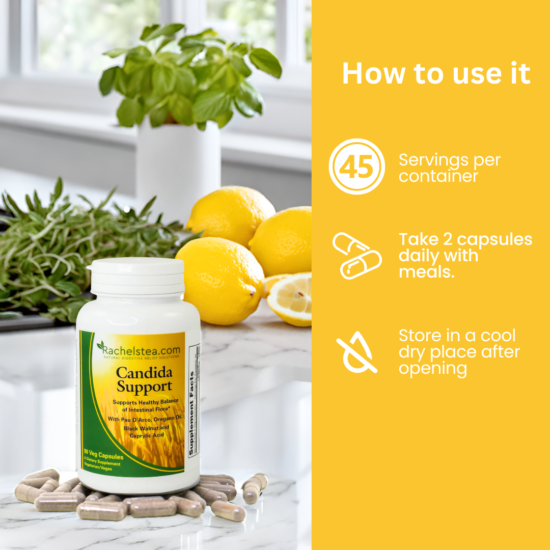 Candida Support Supplement Pills for Gut Health