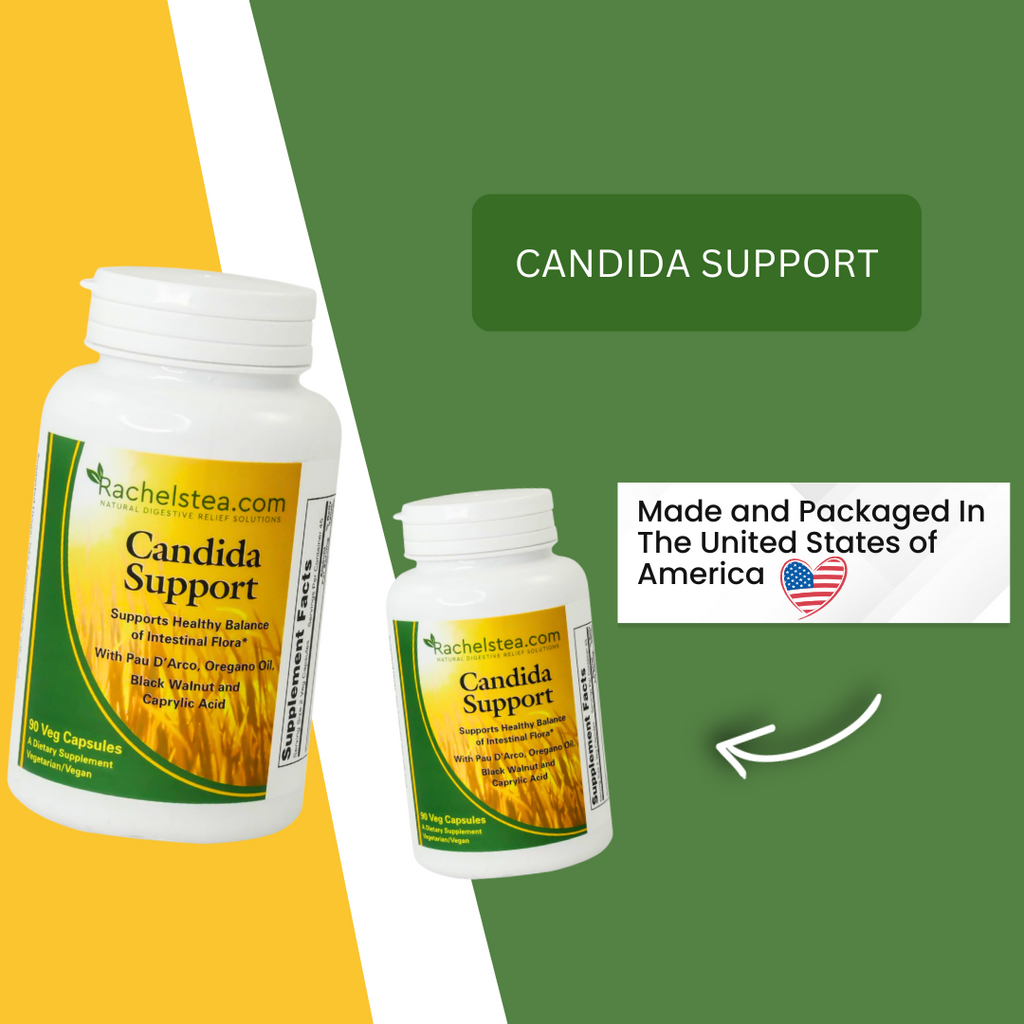 Candida Support Supplement Pills for Gut Health