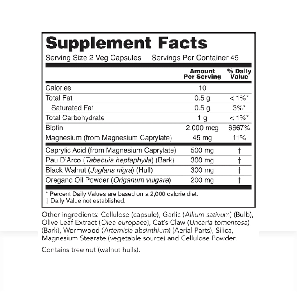 Candida Support Supplement Pills for Gut Health
