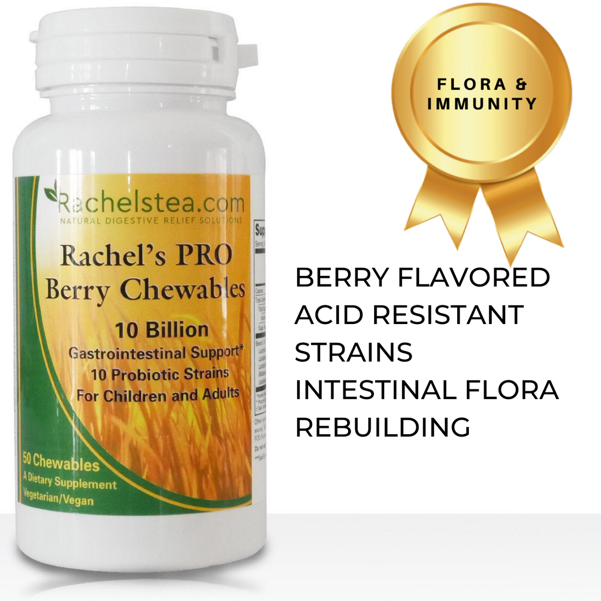 Berry Chewable Probiotics for Kids & Adults