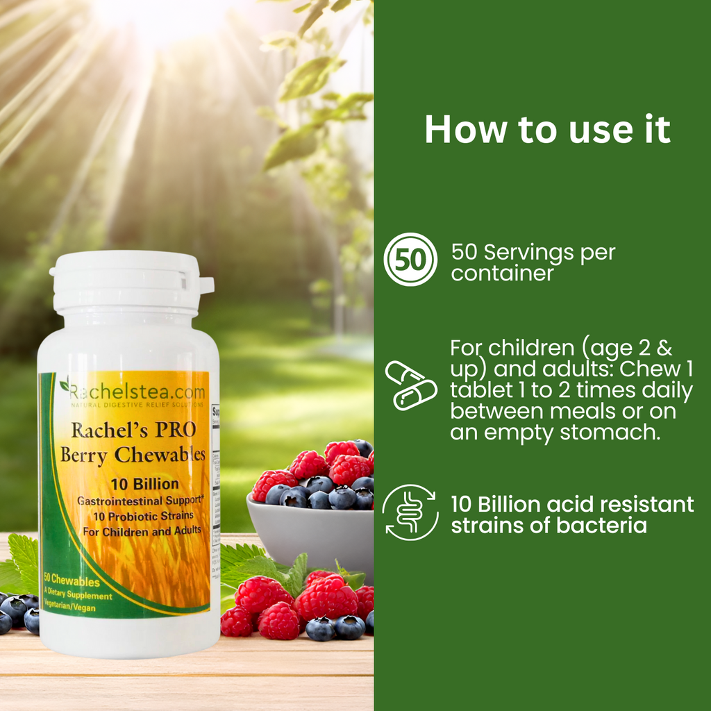 Berry Chewable Probiotics for Kids & Adults