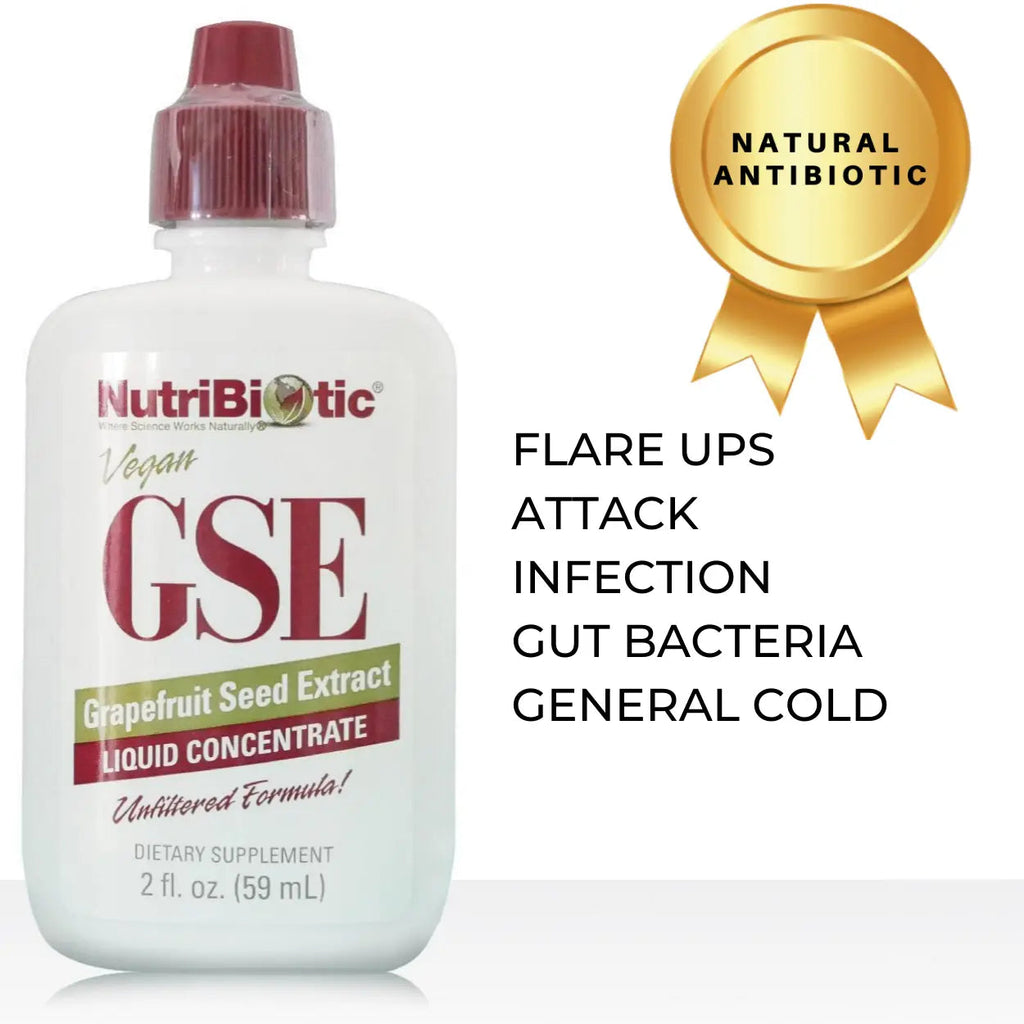 (GSE Liquid) Nutribiotic Grapefruit Seed Extract | For Immune & Digestive Health