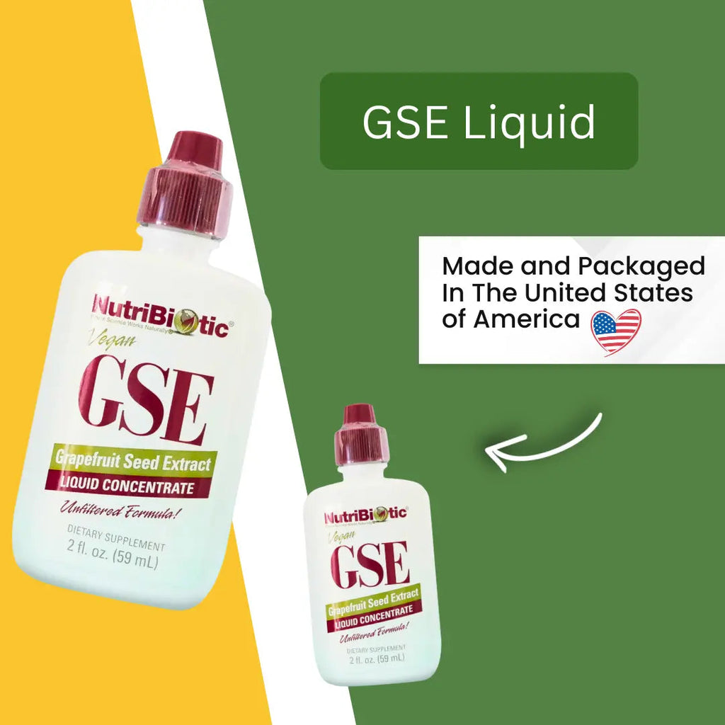 (GSE Liquid) Nutribiotic Grapefruit Seed Extract | For Immune & Digestive Health