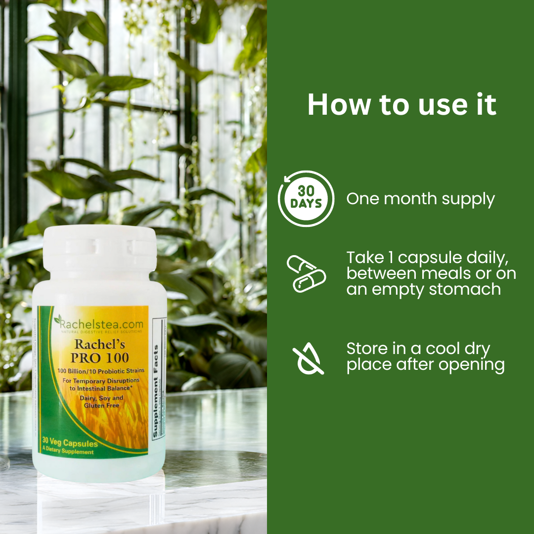 Rachel's PRO 100 | Acid resistant Probiotics 100 Billion