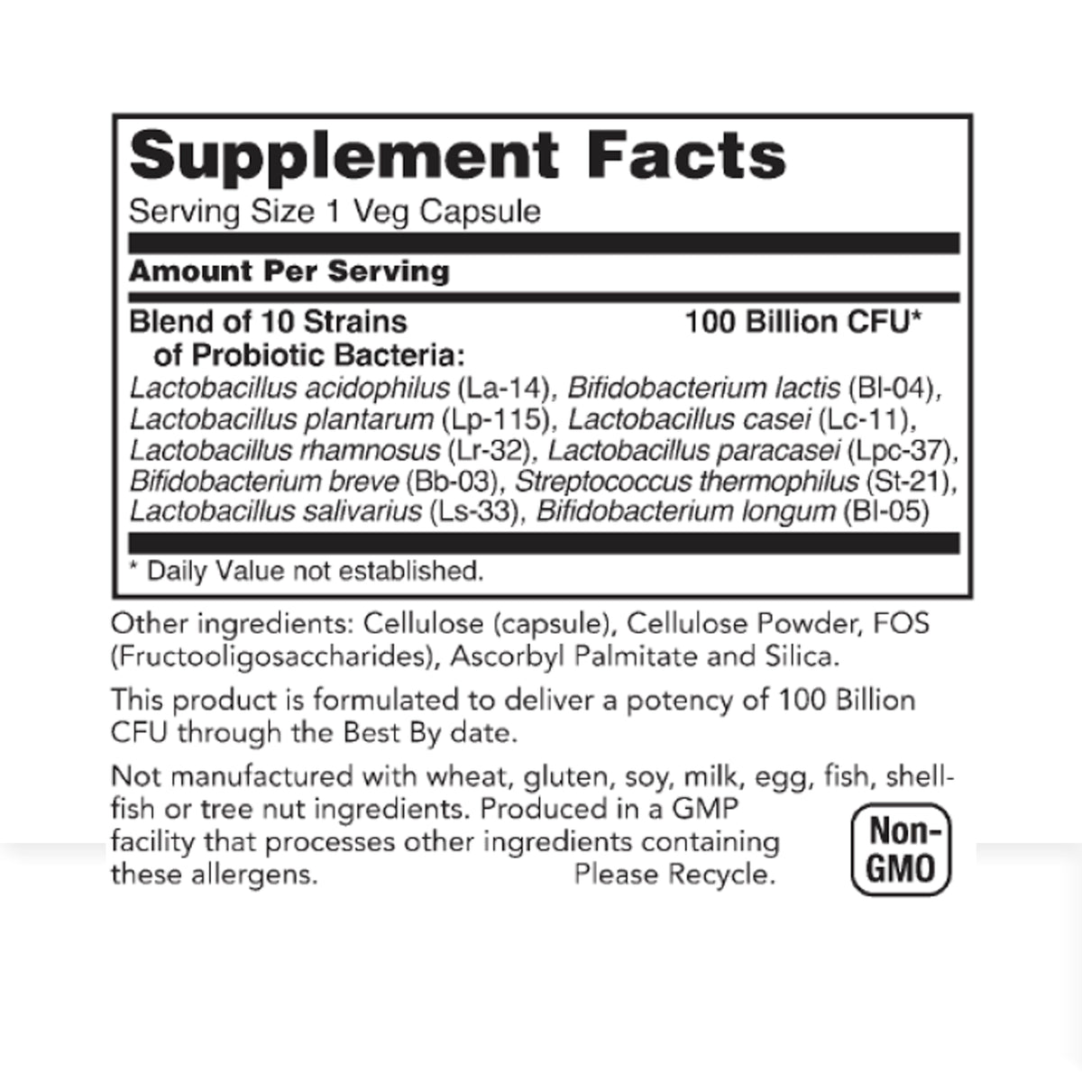 Rachel's PRO 100 | Acid resistant Probiotics 100 Billion