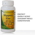 Slippery Elm Capsules for Acidic Digestion Relief & Constipation